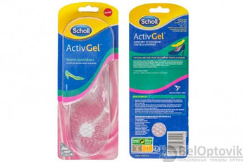 Гелевые стельки для обуви Scholl ActivGel для каблуков с супинатором