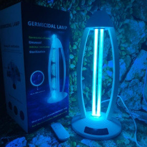Лампа ультрафиолетовая дезинфицирующая бактерицидная настольная Germicidal Lamp 38 Ватт (панель управления)