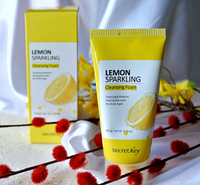 Очищающая пенка для умывания на газированной воде с лимоном Secret Key Lemon Sparkling Cleansing Foam, 120 мл