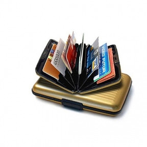 Кардхолдер (визитница) Security Wallet Card Wallet с RFID защитой банковских карт от интернет-мошенников - фото 1 - id-p93849388