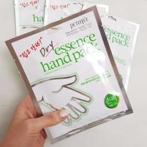 Маска перчатки для рук с сухой эссенцией Dry Essence Hand Pack Petitfee - 1 пара,  27ml    Original Korea