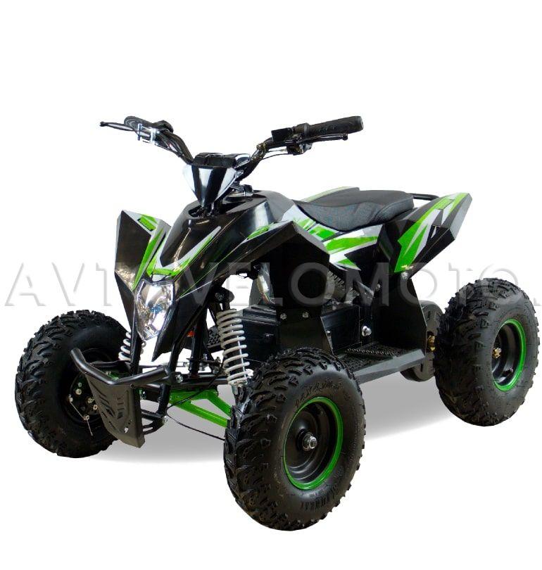 Детский электроквадроцикл MOTAX GEKKON 1300W черно-зеленый