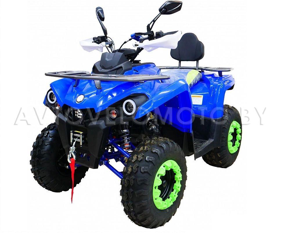 Квадроцикл бензиновый MOTAX ATV  Grizlik 200 NEW синий, фото 1