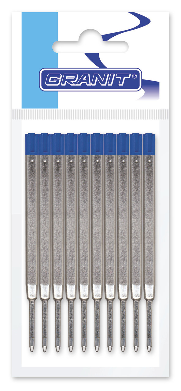 Стержень для автоматической шариковой ручки GRANIT,объемный, метал, синий, 98 мм, арт. W599 - фото 2 - id-p191021626
