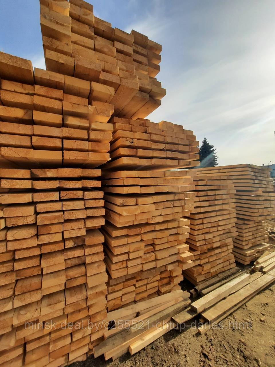 Доска обрезная 25, 30, 32, 40, 50 мм и другие размеры от производителя, Минск - фото 1 - id-p37680819