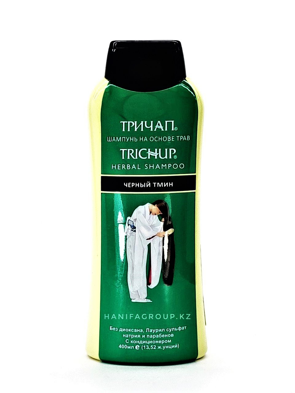 Шампунь Тричуп Черный Тмин с кондиционером (Trichup Herbal shampoo), 400 мл – 0% SLES, Parabens, Dioxane