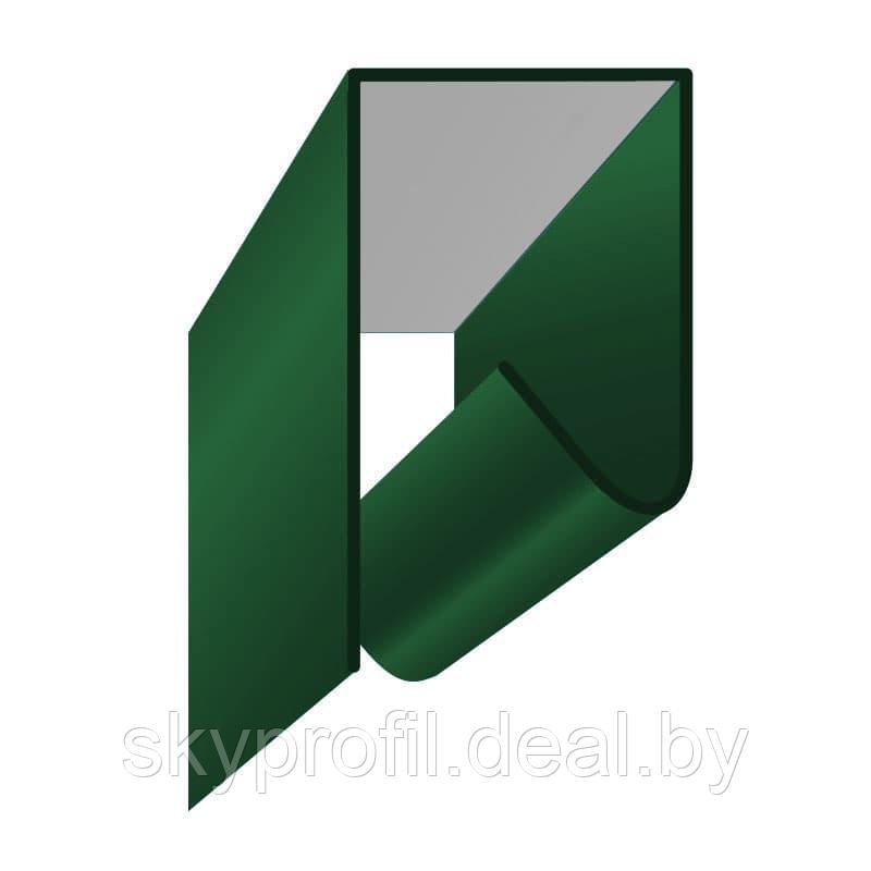 Планка торцовая фасадная ПС 21, 2 м, RAL6002 (зелёный лист) - фото 1 - id-p191024810