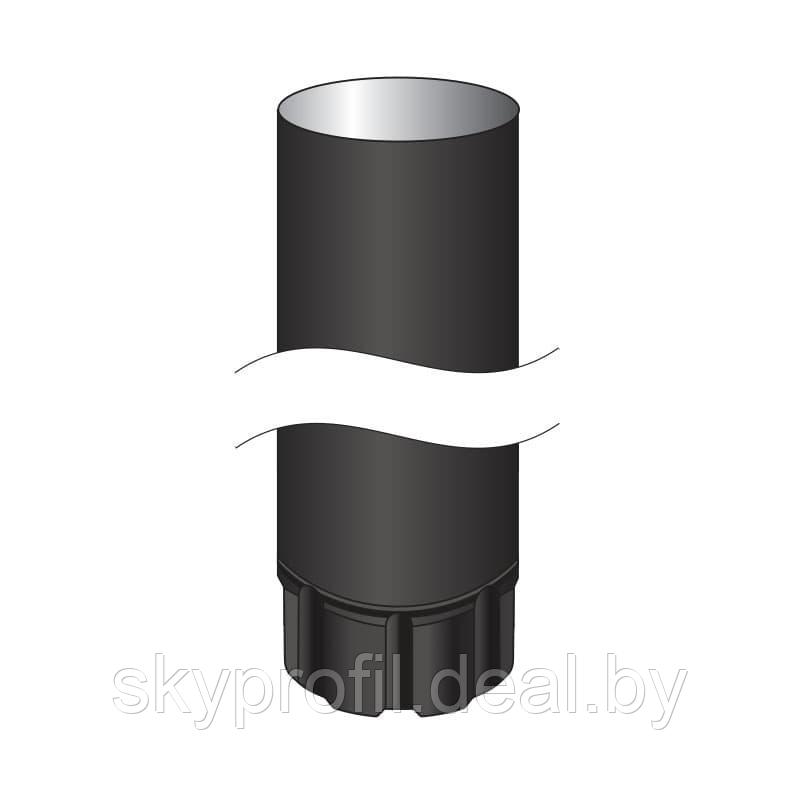 Труба водосточная 3 м, RAL7024 (серый графит) - фото 1 - id-p191024837