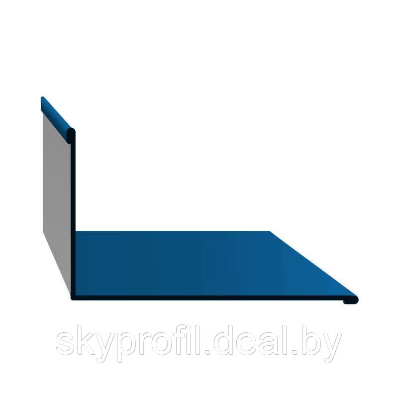 Планка примыкания верхняя 2 м, Полиэстер глянцевый, 0,45 мм, RAL5005 (cигнальный синий) - фото 1 - id-p191025660