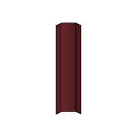 Вертикальный элемент декора ПС 20 (0,45 мм), 1,5 м, RAL3005 (винно-красный)