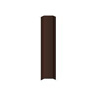 Вертикальный элемент декора ПС 8 (0,45 мм), 1,5 м, RAL8017 (шоколадно-коричневый)