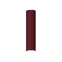 Вертикальный элемент декора ПС 8 (0,45 мм), 1,7 м, RAL3005 (винно-красный)