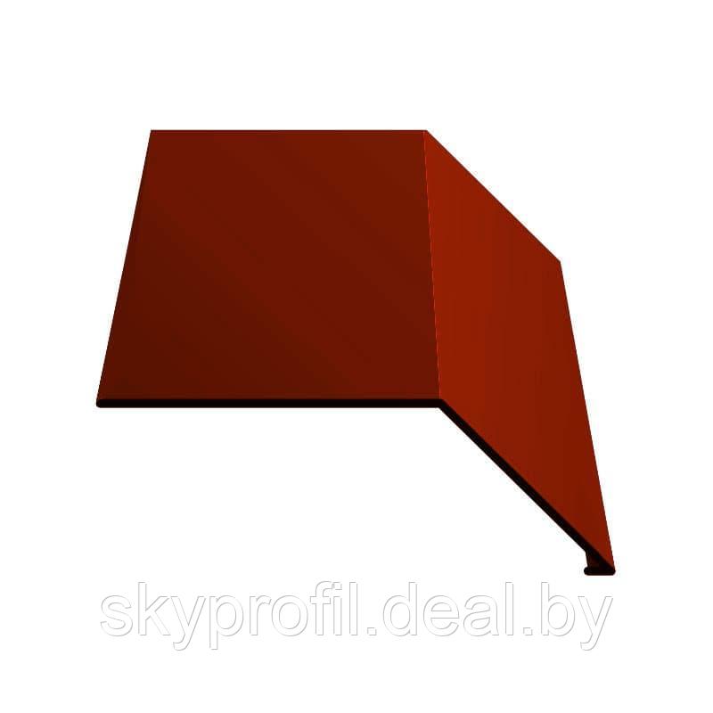 Планка карнизная 2м, Полиэстер глянцевый, 0,50 мм, RAL3011 (коричневый красный) - фото 1 - id-p191026578