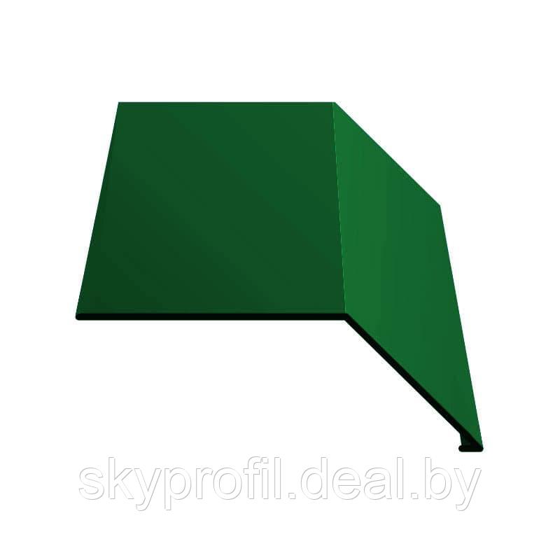 Планка карнизная 2м, Полиэстер глянцевый, 0,45 мм, RAL6002 (зелёный лист) - фото 1 - id-p191026590