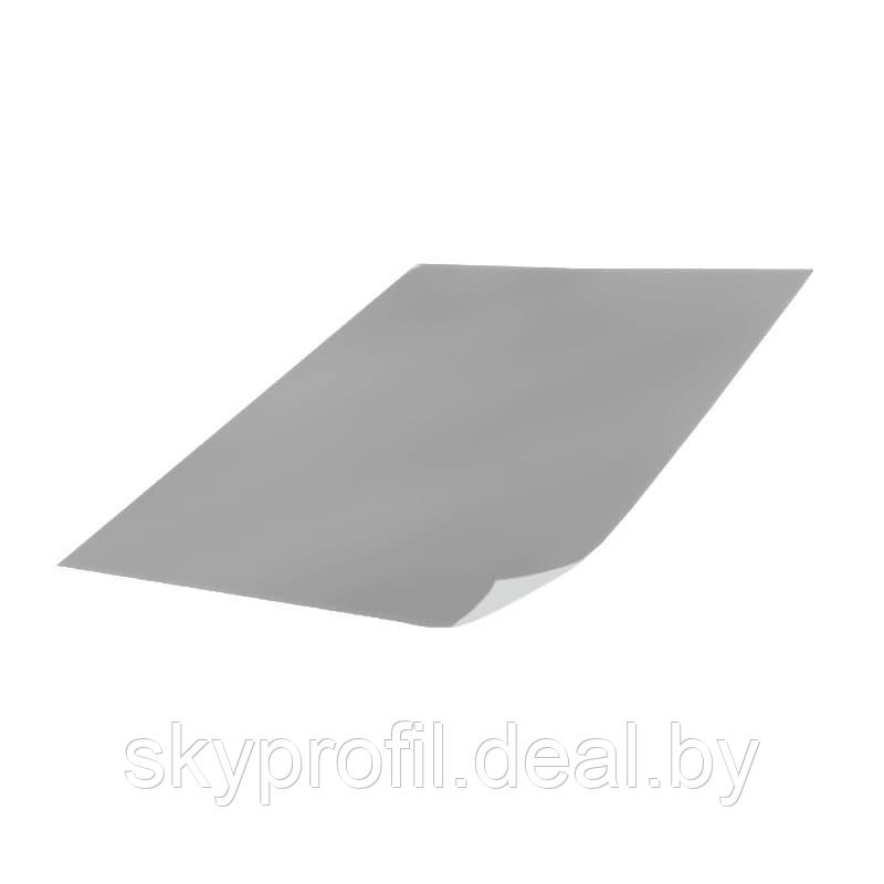 Лист плоский с полимерным покрытием, Полиэстер глянцевый, Одностороннее, 0,50 мм, RAL7004 (серый сигнальный) - фото 1 - id-p191026727