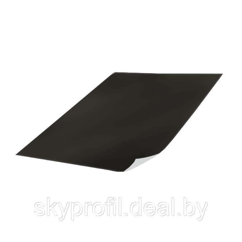 Лист плоский с полимерным покрытием, Полиэстер глянцевый, Одностороннее, 0,50 мм, RAL9005 (черная смородина) - фото 1 - id-p191026740