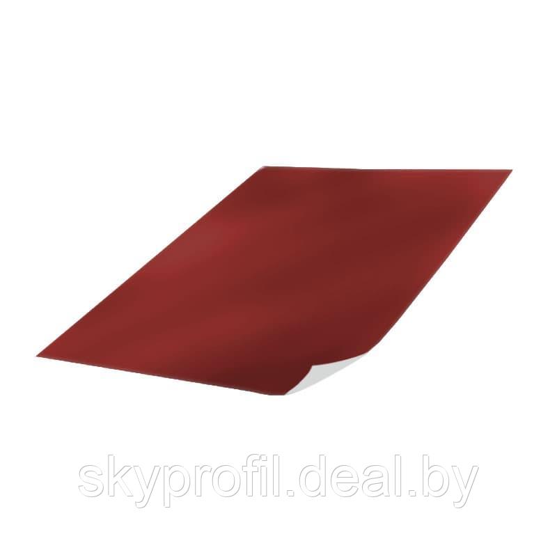Лист плоский с полимерным покрытием, Полиэстер глянцевый, Одностороннее, 0,70 мм, RAL3011 (коричневый красный) - фото 1 - id-p191026751