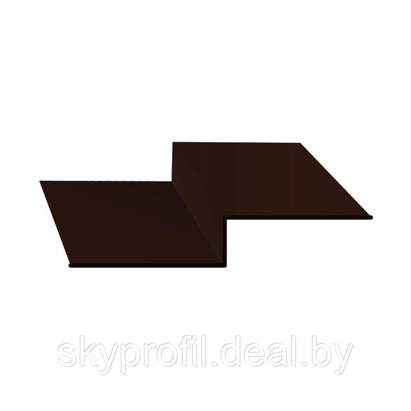 Элемент отделки, Стальной шёлк, 0,50 мм, RAL8017 (шоколадно-коричневый) - фото 1 - id-p191025264