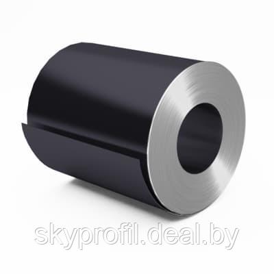 Штрипс с полимерным покрытием, Полиэстер глянцевый, 0,40 мм, RAL7024 (серый графит) - фото 1 - id-p191026814