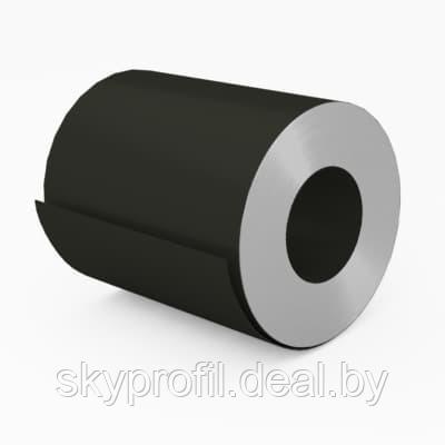 Штрипс с полимерным покрытием, Полиэстер матовый, 0,50 мм, RAL9005 (черная смородина) - фото 1 - id-p191026825
