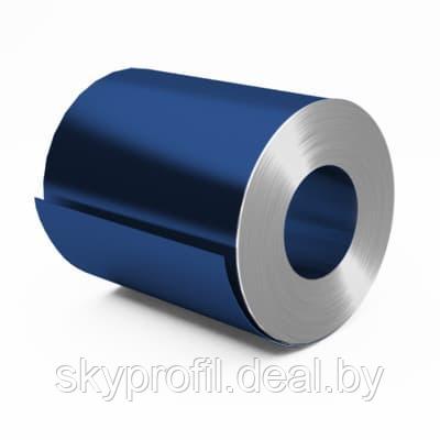 Штрипс с полимерным покрытием, Полиэстер глянцевый, 0,45 мм, RAL5005 (cигнальный синий) - фото 1 - id-p191026832
