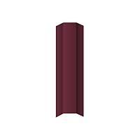 Вертикальный элемент декора ПС 21 (0,45 мм), 1,2 м, RAL3005 (винно-красный)