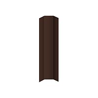 Вертикальный элемент декора ПС 21 (0,45 мм), 2,0 м, RAL8017 (шоколадно-коричневый)