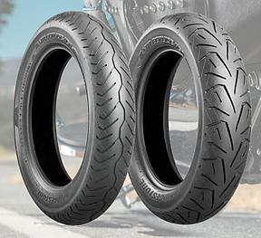 Моторезина Bridgestone Battlecruise H50 100/90B19 57H TL Front, фото 2