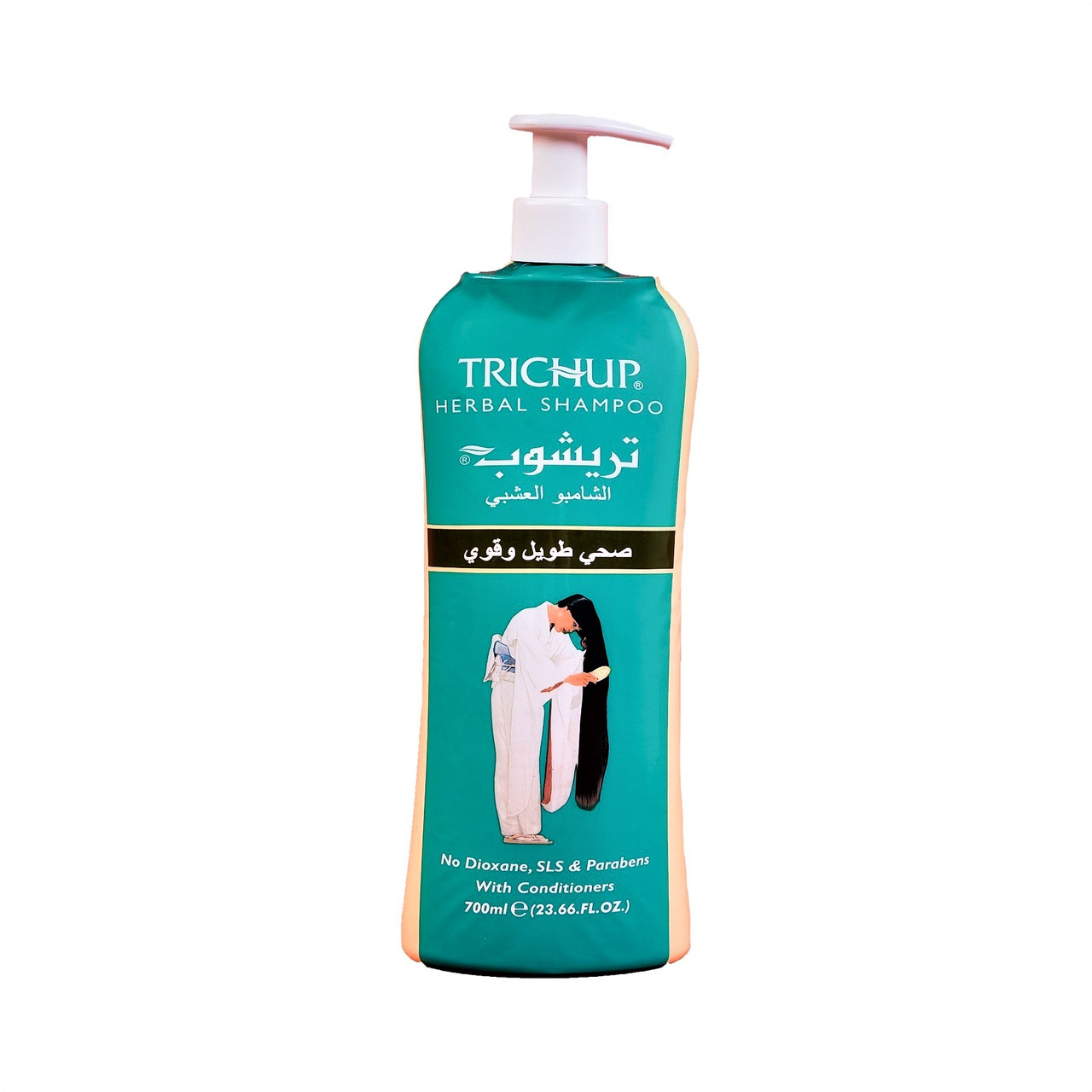 Шампунь Тричуп "Здоровые, Длинные и Сильные" с кондиционером (Trichup Herbal Shampoo), 700 мл