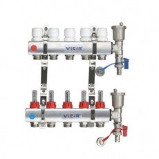 Коллектор для теплого пола Vier для 6 контуров