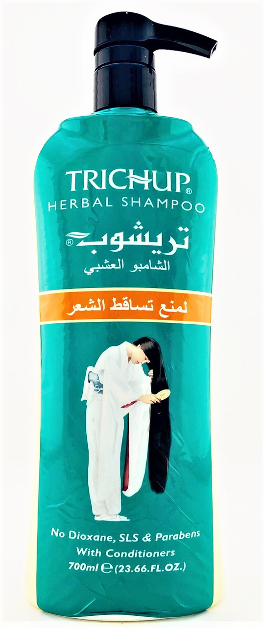 Шампунь Тричуп против выпадения волос с кондиционером Trichup Herbal, 700 мл 0% SLES, Parabens, Dioxane - фото 1 - id-p191030008