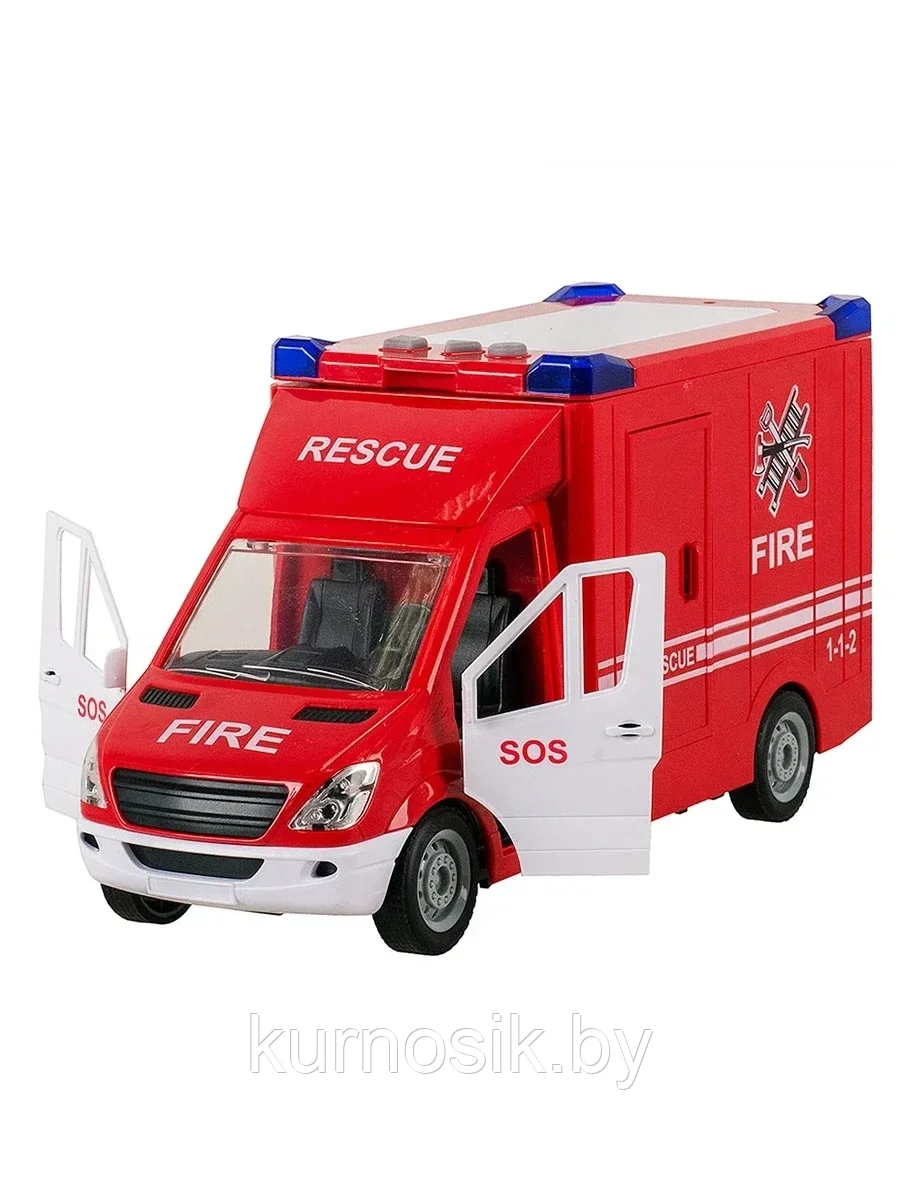 Пожарная машина JINJIA TOYS, 666-08P - фото 4 - id-p191130003