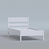 Кровать подростковая "Теона" (90х200 см) МДФ + Массив ольхи, фото 2