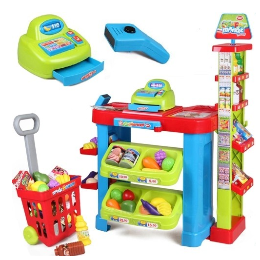 Детский игровой набор Супермаркет с тележкой Магазин арт. 008--85 - фото 1 - id-p75543168