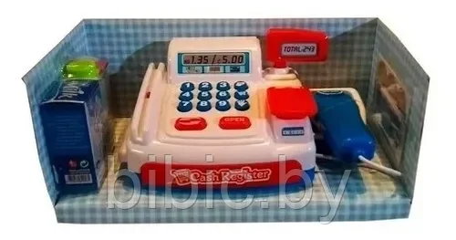 Игровой набор Кассовый аппарат/Детская касса свет, звук - фото 2 - id-p191130341