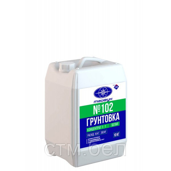 ТАЙФУН МАСТЕР №102 грунтовка - концентрат кан. 10кг белая