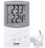 Термометр-гигрометр электронный  Домашняя метеостанция с выносным датчиком на улицу ТА 338