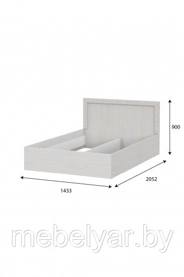 Кровать "Гамма 20" (140*200) с подъёмным механизмом (Серия №4) SV Мебель - фото 2 - id-p191144131