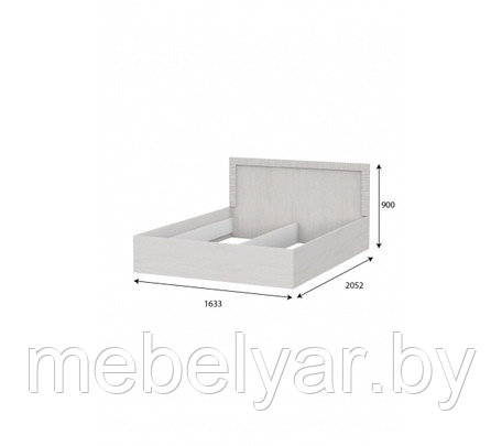 Кровать "Гамма 20" (160*200) с подъёмным механизмом (Серия №4) SV Мебель - фото 2 - id-p191144844