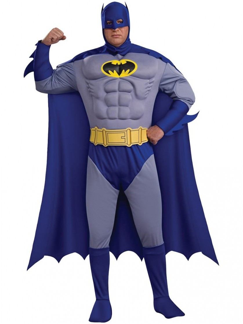 Карнавальный костюм Бэтмена с мускулами 16-05174,взрослый