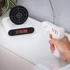 Будильник-мишень Gun Alarm Clock+ подарок - фото 2 - id-p191176433