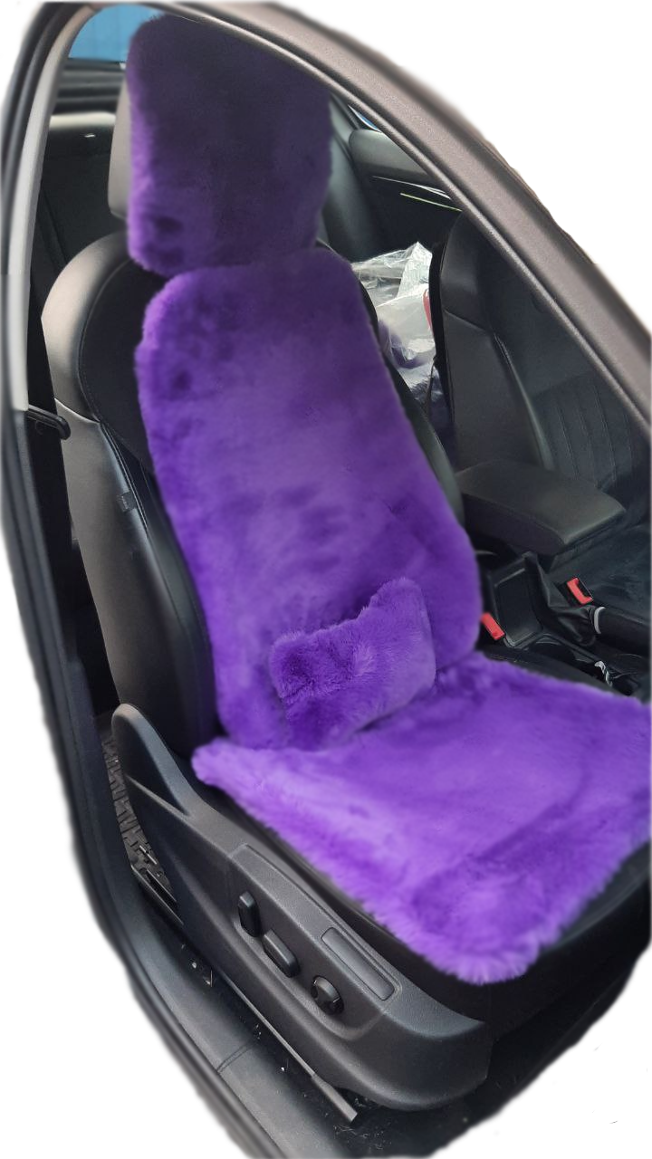 Накидка на сиденья авто из экомеха New (Эксклюзивные) Фиолетовый - фото 1 - id-p177925513