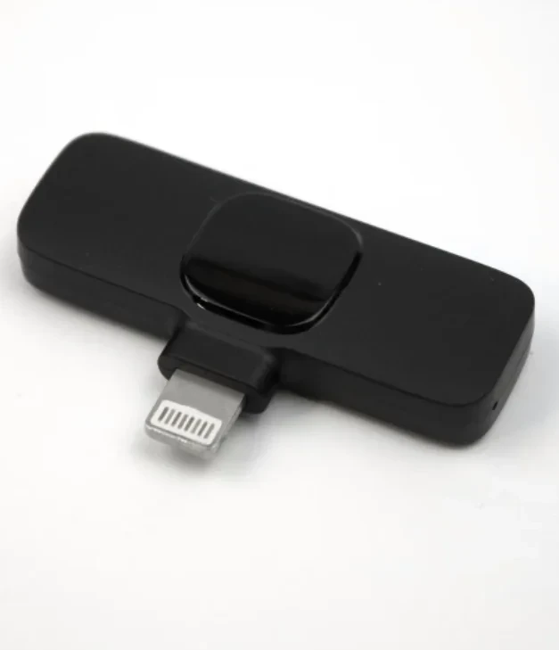 Микрофон петличный беспроводной USB Type-C, для смартфона iPhone черный - фото 4 - id-p191176625