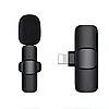 Микрофон петличный беспроводной USB Type-C, для смартфона iPhone черный, фото 3