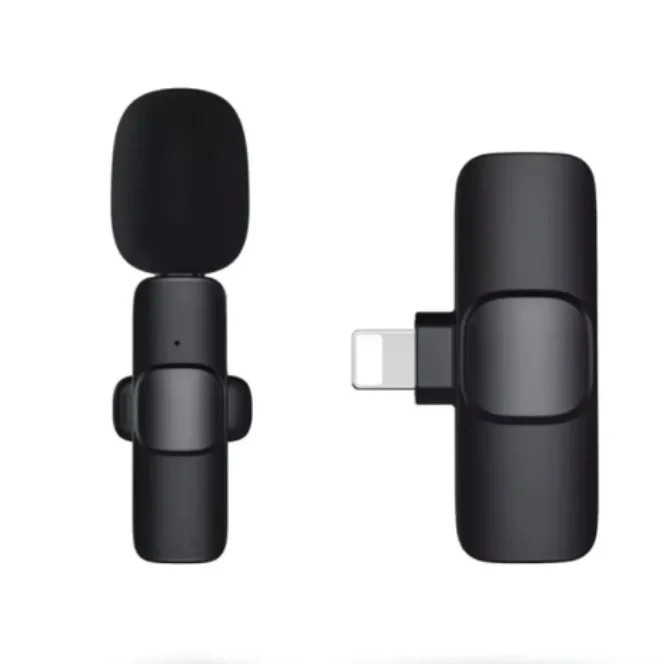 Микрофон петличный беспроводной USB Type-C, для смартфона iPhone черный - фото 3 - id-p191176625