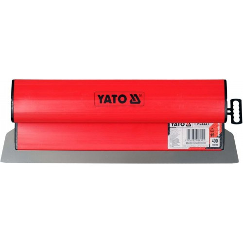 Шпатель финишный с пластиковой ручкой 400х0,3мм "Yato" YT-52221