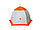 Зимняя палатка "Пингвин Зонт 2 Термолайт" Люкс (3-сл) бело-оранжевый, фото 2