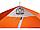 Зимняя палатка "Пингвин Зонт 3 с дышащим верхом" Люкс (1-сл.) бело-оранжевый, фото 3