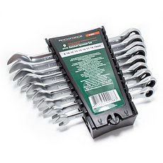 Набор ключей комбинированных трещоточных 9 предметов ROCKFORCE RF-51092, фото 2