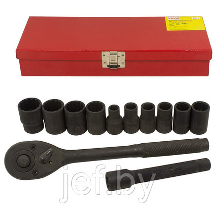 Набор инструментов ударных 12 предметов WMC TOOLS WMC-4122-9, фото 2
